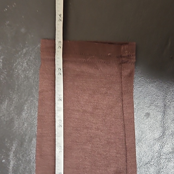 Banana Republic Womens Threadsoft Brown Faux Wrap Long Sleeve Top Size S Work - Picture 9 of 9